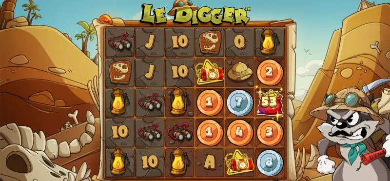 Golden Reveals featuring multiplier Coins and Collectors on grid
